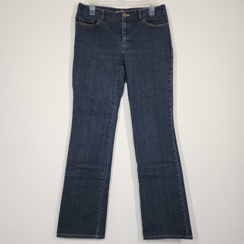 Company Ellen Tracy Jeans Womens 6 Bootcut Dark Wash High Rise Stretch Denim
